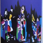 Obra de Antón Pulido para o cartel dos XLIV Premios da Crítica de Galicia 2021