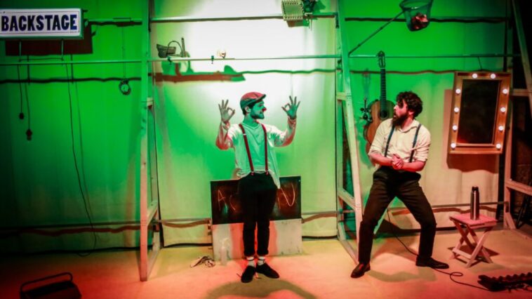 Backstage de Negro López