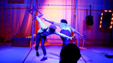 Backstage de Negro López