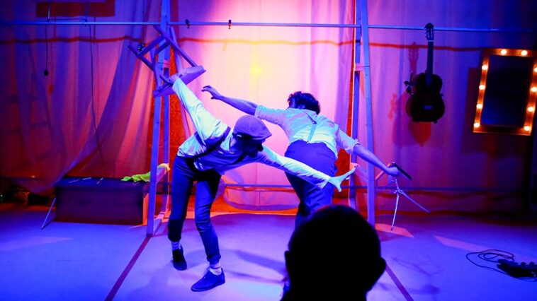 Backstage de Negro López