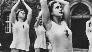 Foto: bailarinas na Alemaña nazi
