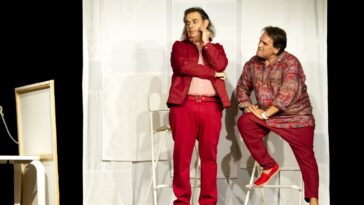 Hipócrita Teatro representa 'Arte'. Foto: Juan Rivas