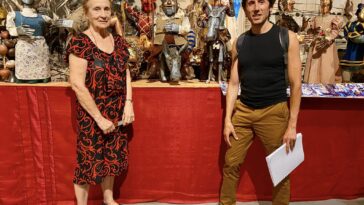 Teresa Cayolla Porto e Afonso Becerra no Museu Nacional do Teatro e da Dança. Foto: Rui Mourão.