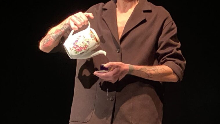 Samuel Merino na presentación de 'Vida útil da porcelana'. Foto: Afonso Becerra