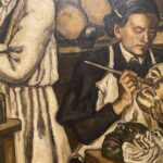 'Taller de caretas' (1943) de José Gutiérrez Solana. Colección Museo de Belas Artes de Bilbao. Foto: Afonso Becerra.