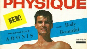 Portada da revista "Young Physique", Vol. 1, Nº 1, setembro de 1958.