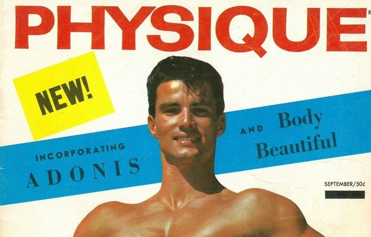 Portada da revista "Young Physique", Vol. 1, Nº 1, setembro de 1958.