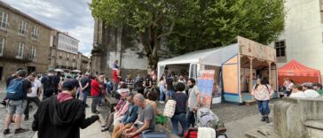 Foto de ambiente en Mazarelos coa Barraca de Barriga Verde
