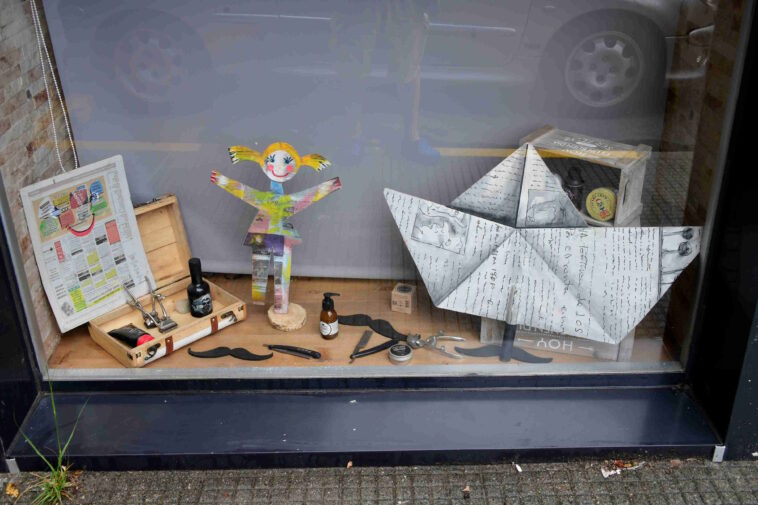 Escaparate Peluquería David Titiriberia