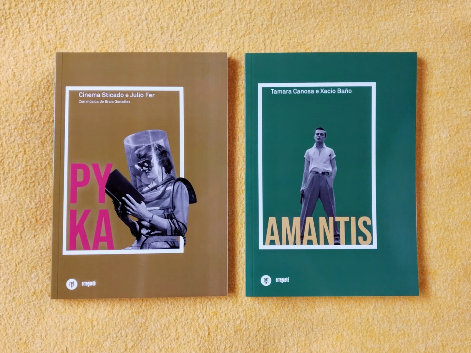 Portadas Pyka e Amantis erregueté