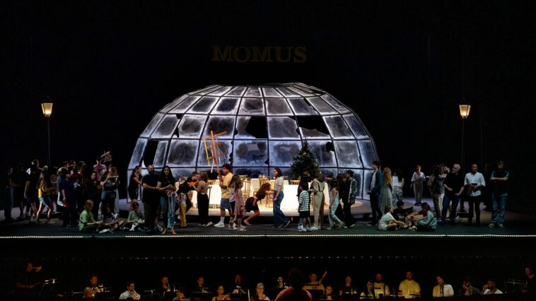 Ensaio de 'La Bohème' no Palacio da Ópera da Coruña. Foto: Alfonso Rego.