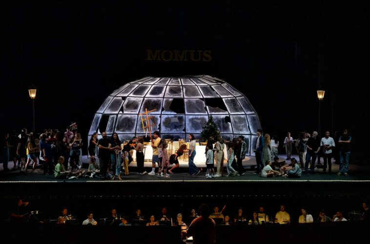 Ensaio de 'La Bohème' no Palacio da Ópera da Coruña. Foto: Alfonso Rego.