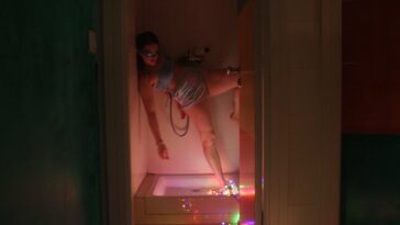 Isolda Comesaña no Microescena Lab de maio 2024. Fotografía de Gravidade 0.0