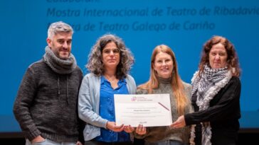 Entrega Premio Certame Manuel María de Proxectos Teatrais 2024