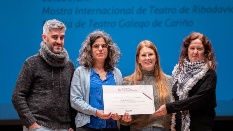 Entrega Premio Certame Manuel María de Proxectos Teatrais 2024