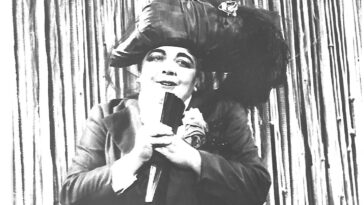 Dorotea Bárcena en Acto cultural (1982). Foto cedida por Xulio Lago