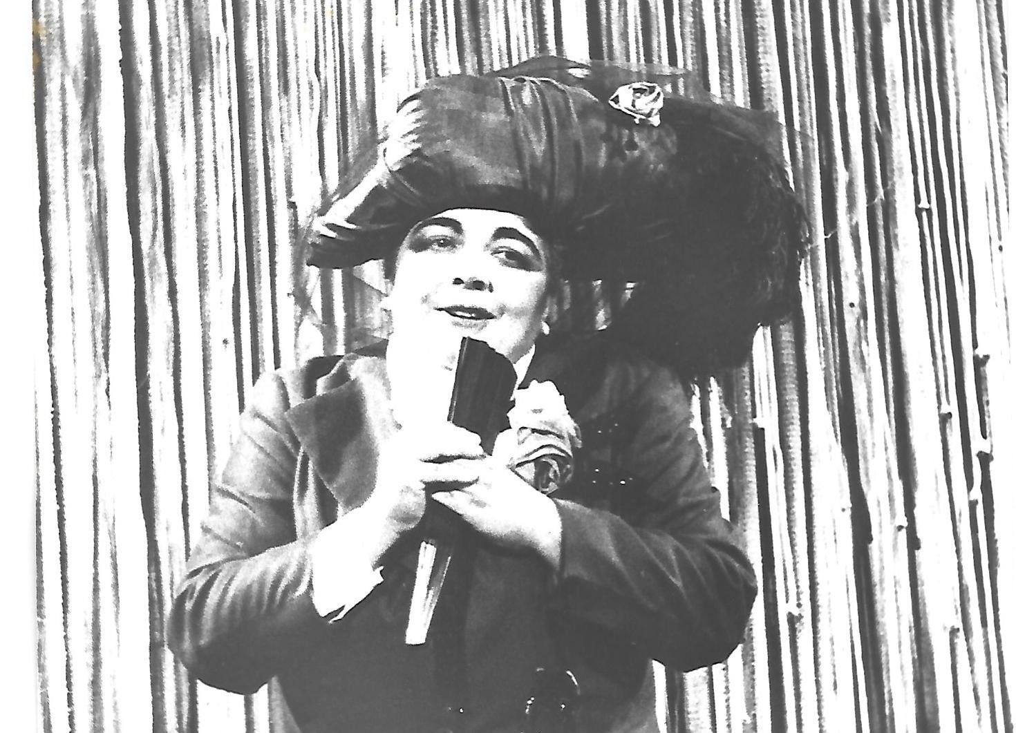 Dorotea Bárcena en Acto cultural (1982). Foto cedida por Xulio Lago