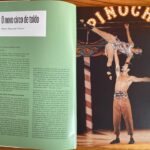 Primeiras páxinas do artigo sobre o novo circo de toldo, escrito por Álvaro Reboredo "Fitiño" e publicado no número 108 da 'erregueté'