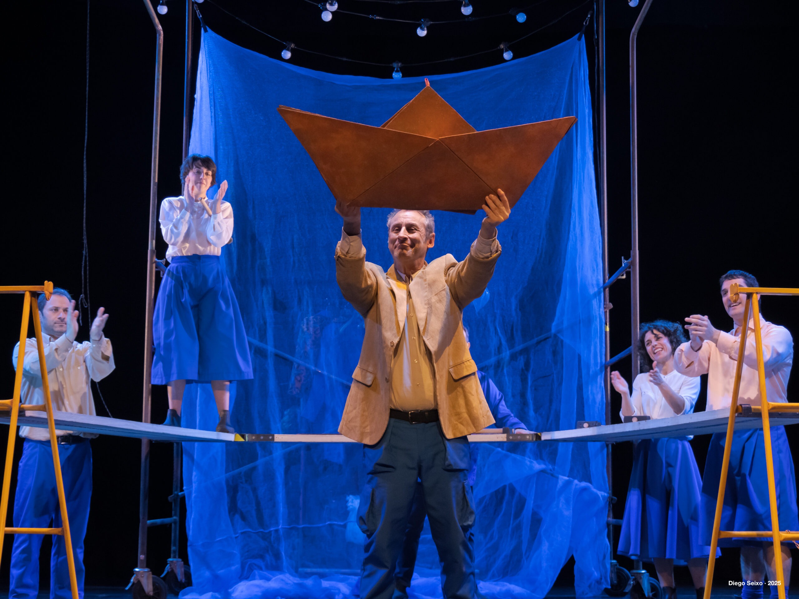 'Reconversión', de Ibuprofeno Teatro. Foto de Diego Seixo.
