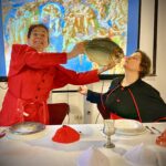 'Conclave de amores em farsa | A Ceia dos Cardeais de Júlio Dantas pelo Eu.Experimento, à moda de Almada Negreiros' do Eu.Experimento. Foto: Afonso Becerra