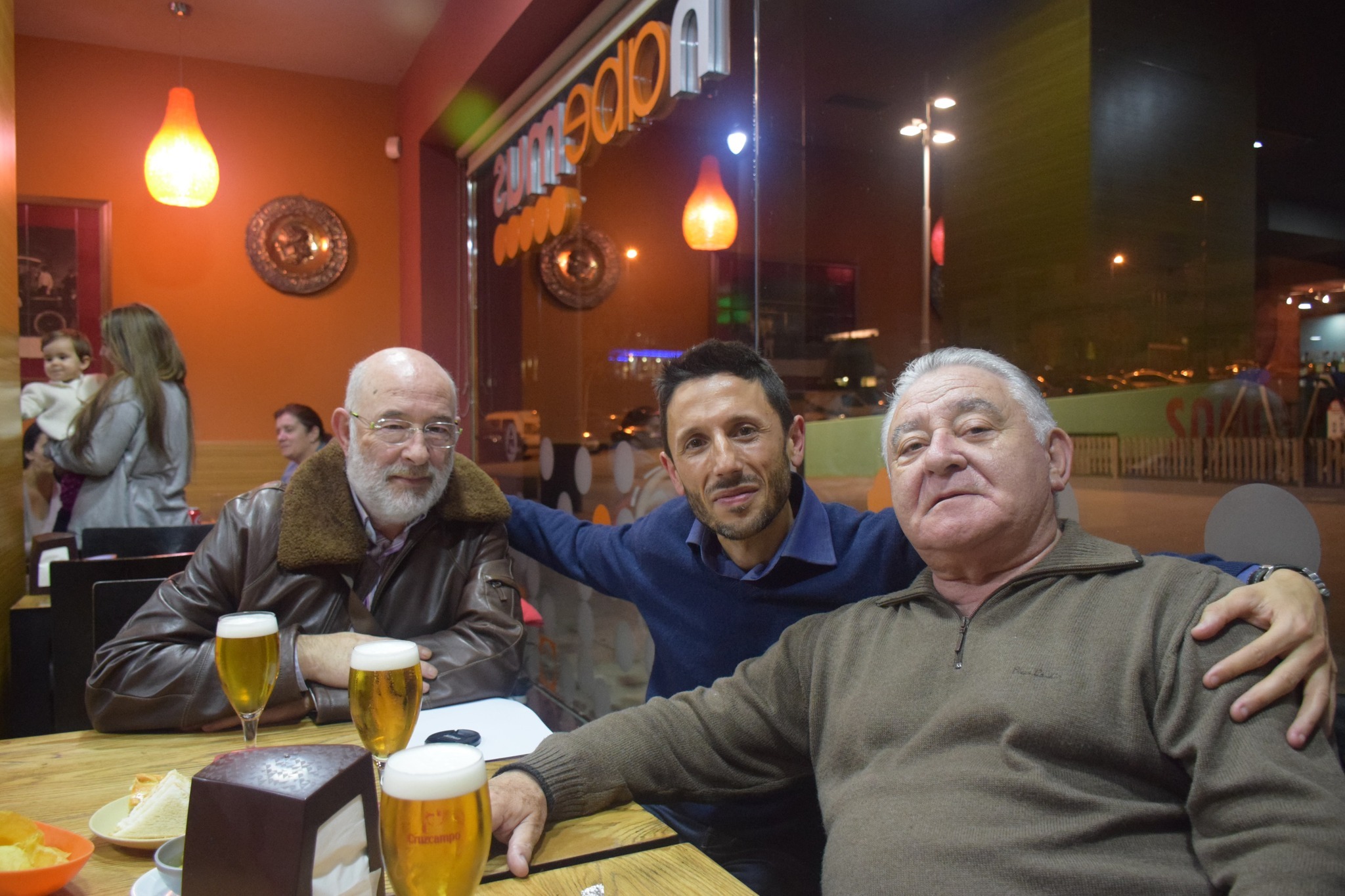 Con Xan López Eirís en Vigo, 2015, con motivo do nomeamento de Manuel Lourenzo Profesor Honoris Causa da ESADG