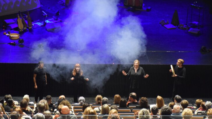 'Do reino (e) dos amores proscritos'. (Auditorio Municipal de Ribeira, 16/10/2025). Foto: Afonso Becerra.