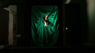 Alicia López en The City, na última edición do Teatro Gorrilla. Fotografía de Laura Merchán.