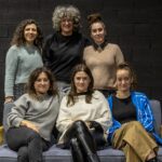 Foto do equipo da posta en escena de Manual de patronaxe