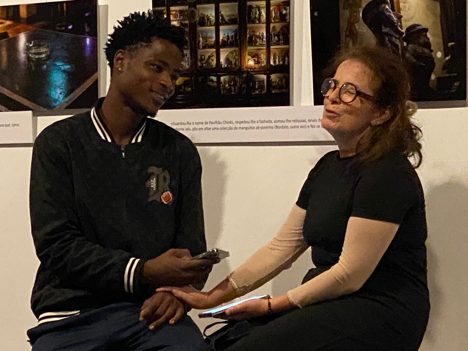 Ernesto Luis e Nuria Otero, ensaiando. Foto: Afonso Becerra Ernesto Luis e Nuria Otero, ensaiando. Foto: Afonso Becerra