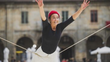 Representación de Pausa, da compañía vasca niMú en Camiño Escena Norte en 2025