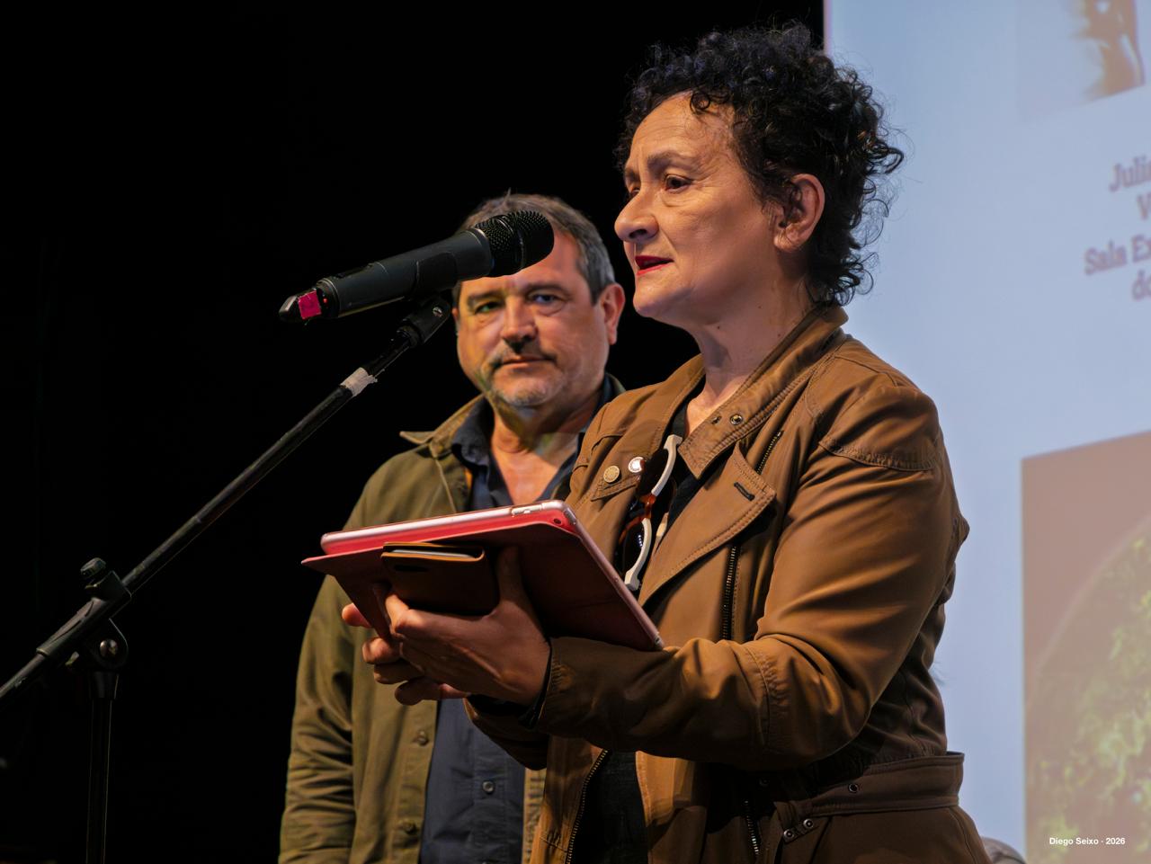 María Armesto e Salvador del Río na presentación da 43ª MITCFC