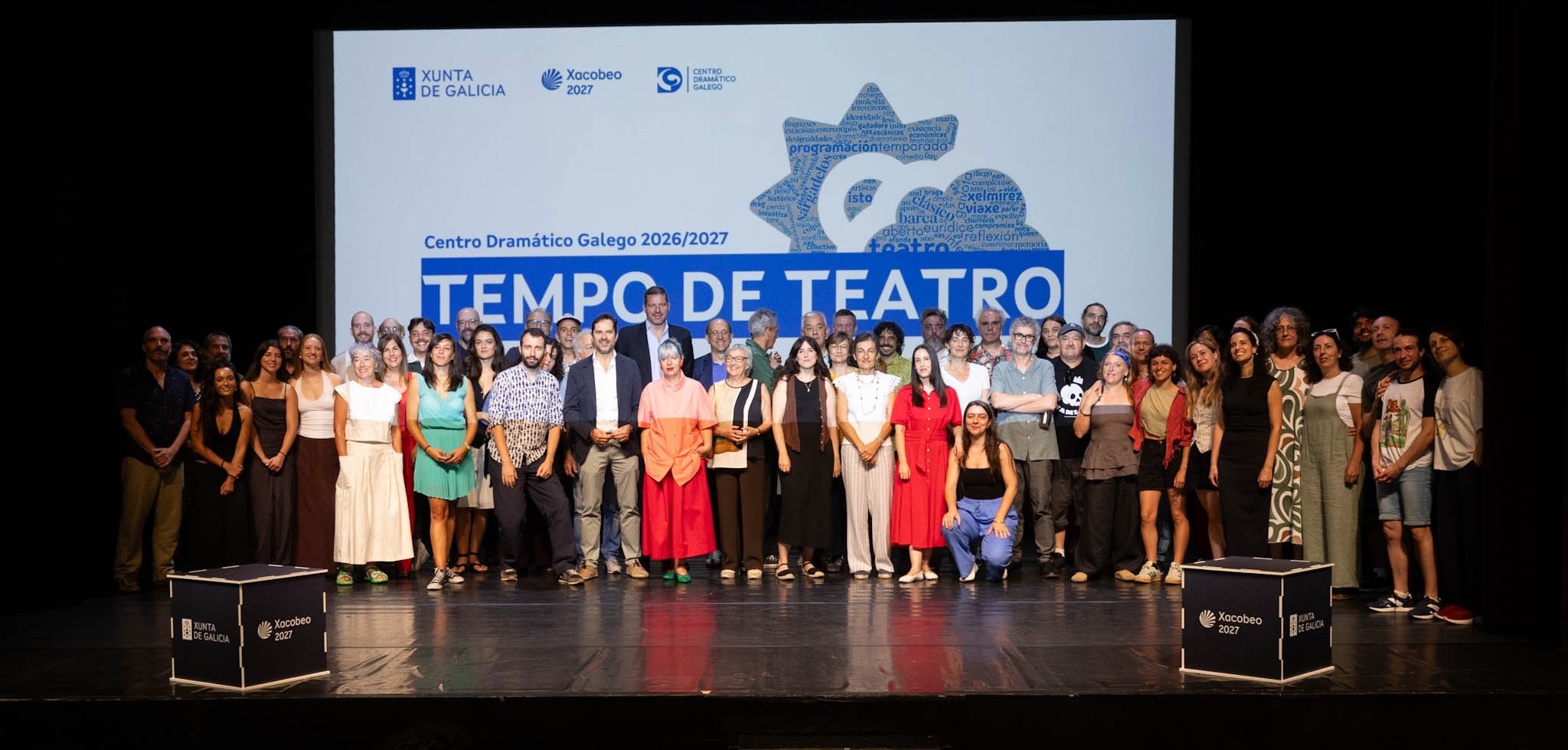 Presentación da temporada 2026/2027 do Centro Dramático Galego no Salón Teatro.