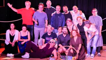 Foto grupal das persoas participantes no X Torneo de Dramaturxia de Galicia.